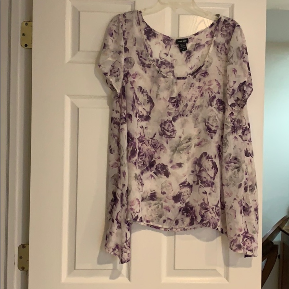 Purple blouse